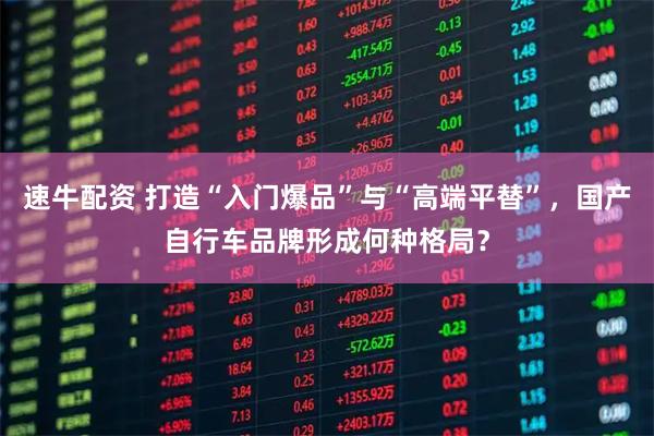 速牛配资 打造“入门爆品”与“高端平替”，国产自行车品牌形成何种格局？