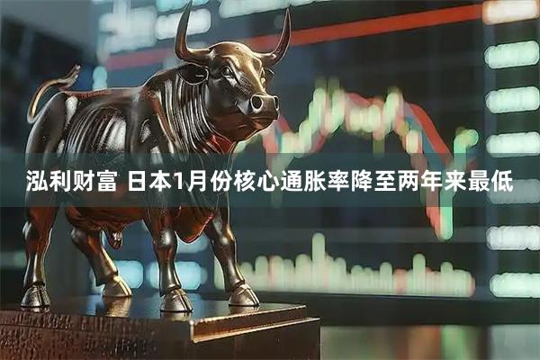 泓利财富 日本1月份核心通胀率降至两年来最低