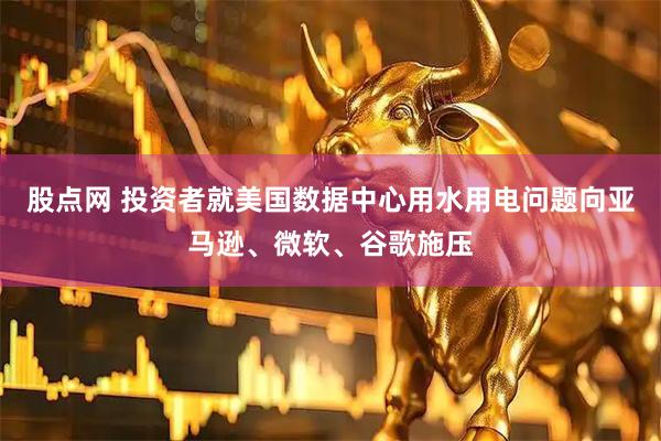 股点网 投资者就美国数据中心用水用电问题向亚马逊、微软、谷歌施压