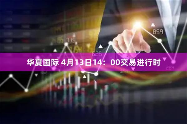 华夏国际 4月13日14:00交易进行时