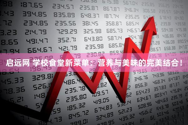 启远网 学校食堂新菜单：营养与美味的完美结合！